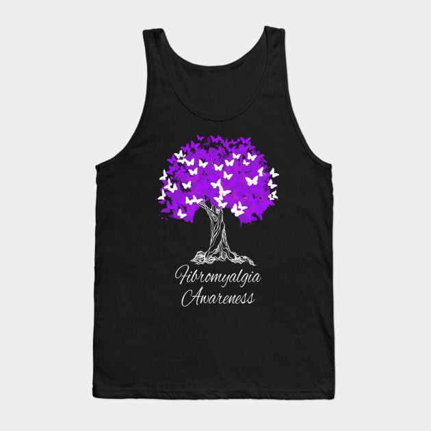 Fibromyalgia Awareness Tank Top by MerchAndrey